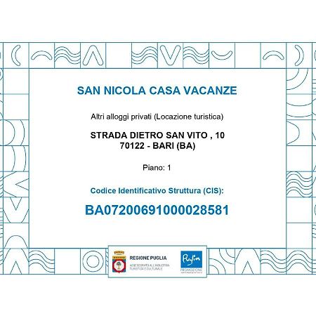 San Nicola Casa Vacanze Bari Exteriör bild